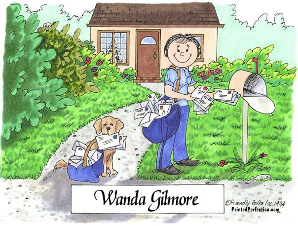 Postal Carrier, Female - Friendly Folks image 0