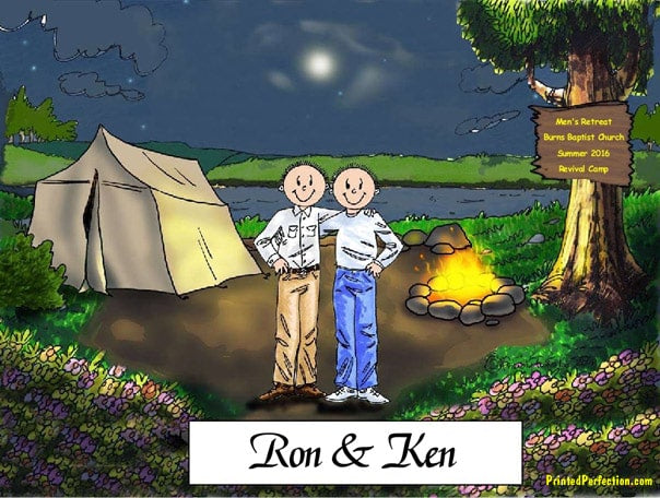 Camping, Couple Friends - Two Males - Friendly Folks image 0