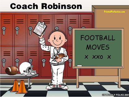 Coach - Football White Uniform, Male - Friendly Folks image 0