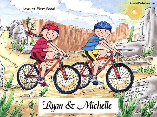 Bicyclist, Couple - Friendly Folks image 0