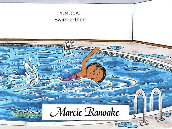 Swimmer, Female - Friendly Folks image 1