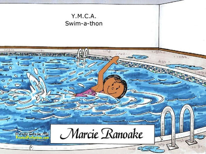 Swimmer, Female - Friendly Folks image 1