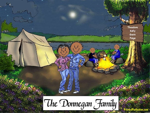 Camping, Couple with 2 Children - Friendly Folks image 1