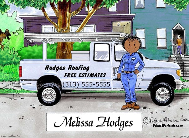 Pick Up Truck - Blue, Female - Friendly Folks image 1