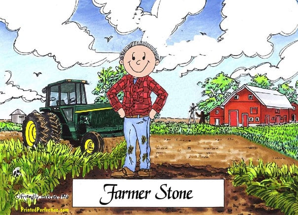 Farmer - Green Tractor, Male - Friendly Folks image 0