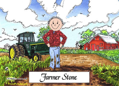 Farmer - Green Tractor, Male - Friendly Folks image 0
