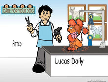 Dog Groomer, Male - NTT Personalized Snow Globe