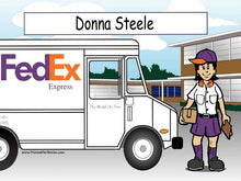 Fedex Driver, Female - NTT Personalized Snow Globe