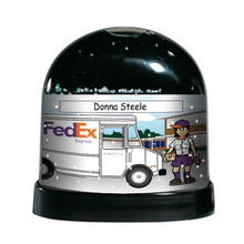 Fedex Driver, Female - NTT Personalized Snow Globe