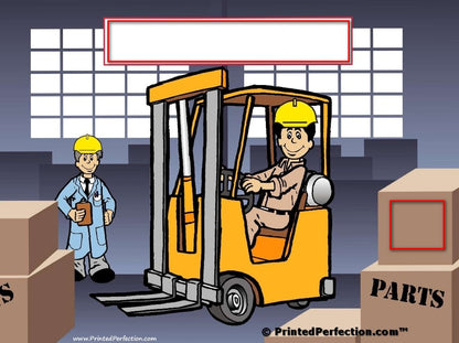 Forklift Driver, Male - NTT Personalized Snow Globe