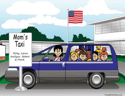 Mom's Taxi - NTT Personalized Snow Globe
