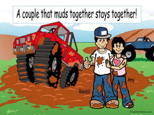 Mudhole Couple - NTT Personalized Snow Globe