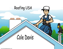 Roofer, Male - NTT Personalized Snow Globe