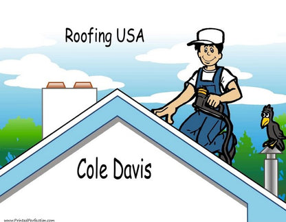 Roofer, Male - NTT Personalized Snow Globe