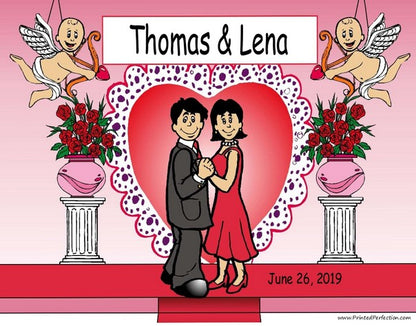 Sweethearts, Couple - NTT Personalized Snow Globe