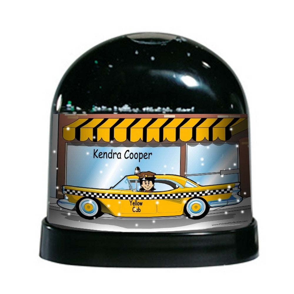 taxi-driver-female-ntt-personalized-snow-globe