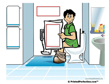 Toilet, Thinking Room, Male - NTT Personalized Snow Globe