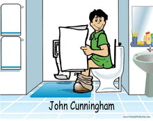Toilet, Thinking Room, Male - NTT Personalized Snow Globe