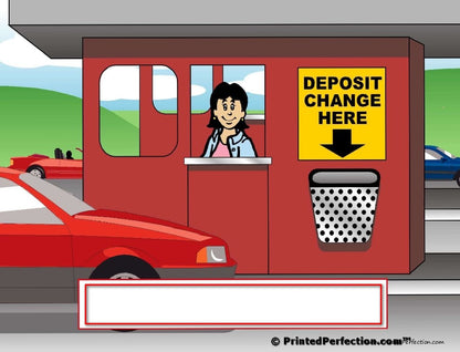 Tollbooth Worker, Female - NTT Personalized Snow Globe