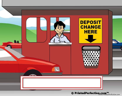 Tollbooth Worker, Male - NTT Personalized Snow Globe