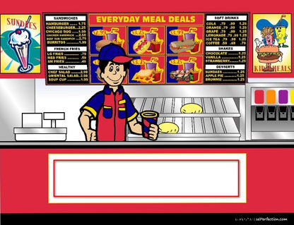 Fast Food Worker, Male - NTT Personalized Snow Globe