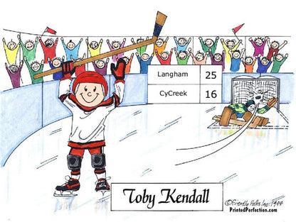 Hockey Player, Male - Friendly Folks image 0
