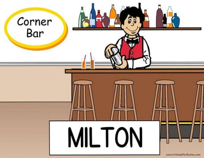 Bartender, Male - Name That Toon image 0