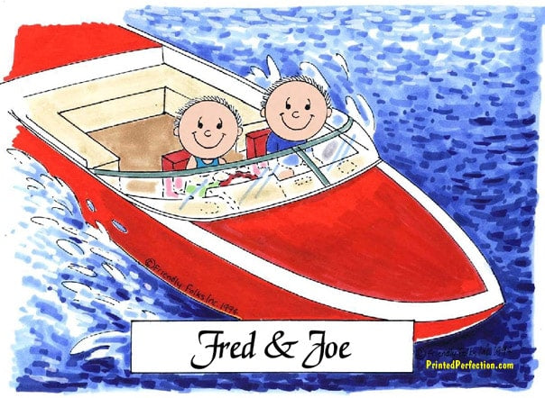 Boating, Friends - Two Males - Friendly Folks image 0