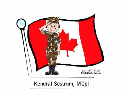 Canadian Military Soldier, Female - Friendly Folks image 0