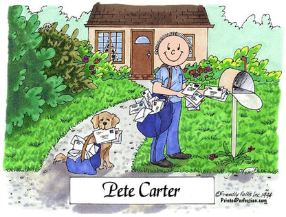 Postal Carrier, Male - Friendly Folks image 0