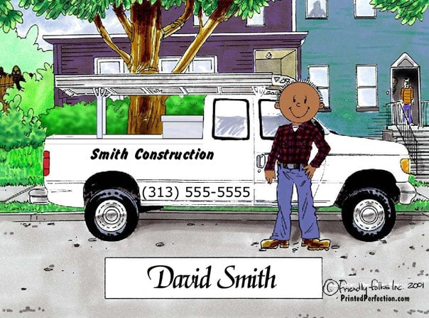Pick Up Truck - White, Male - Friendly Folks image 1