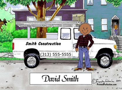 Pick Up Truck - White, Male - Friendly Folks image 1