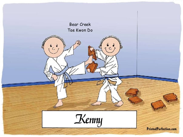 Karate, Martial Arts:  Two Males - Friendly Folks image 0