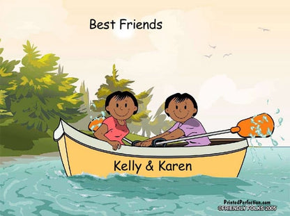 Rowboat, 2 Females - Friendly Folks image 1