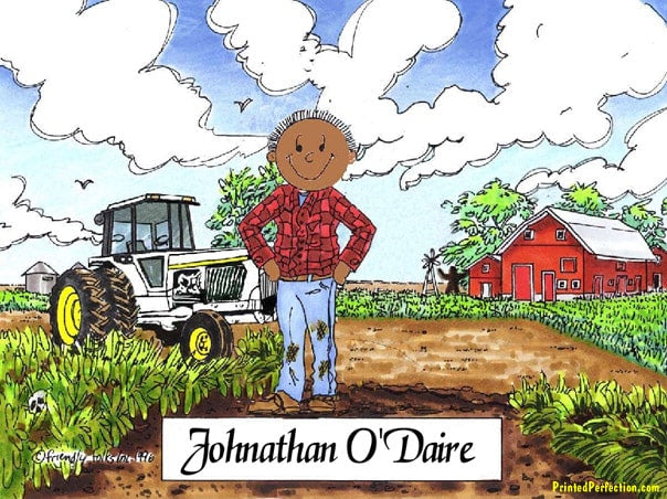Farmer - White Tractor, Male - Friendly Folks image 1