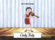 Violin Player, Female - Friendly Folks image 0