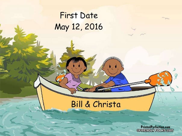 Rowboat, Couple - Friendly Folks image 1