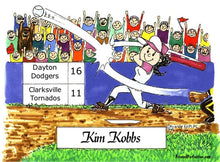 Softball Player, Female - Friendly Folks image 0