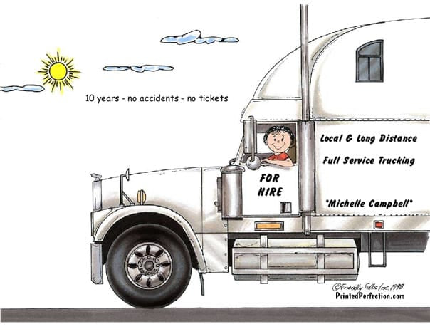 Truck Driver - 18 Wheeler - Semi Truck, Female - Friendly Folks image 0