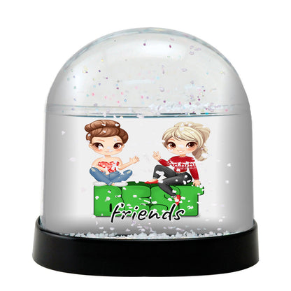 Best Friends - Sisters Custom Snow Globe