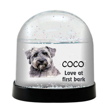 Bouvierdes Flandres Dog Watercolor Bust Personalized Snow Globe