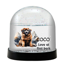 Estrela Mountain Dog Watercolor Bust Personalized Snow Globe