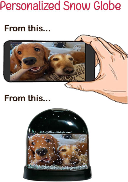 Make your own snow globe - Upload or Create your own artwork
