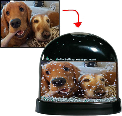 Make your own snow globe - Upload or Create your own artwork