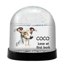 Italian Greyhound Dog Watercolor Bust Personalized Snow Globe