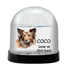 Mudi Dog Watercolor Bust Personalized Snow Globe