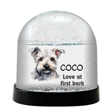 Pumi Watercolor Bust Personalized Snow Globe