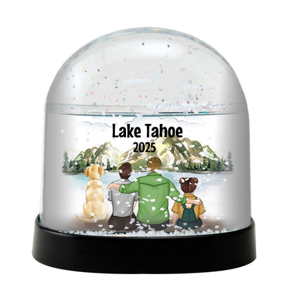 Family Lake, Mountain Scene