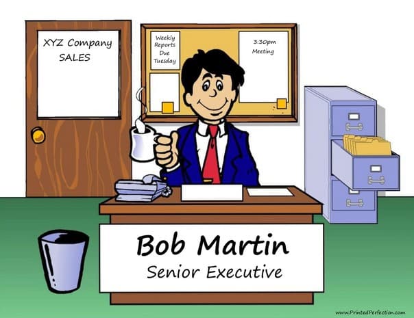 Clean Office, Male - Name That Toon image 0
