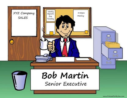 Clean Office, Male - Name That Toon image 0